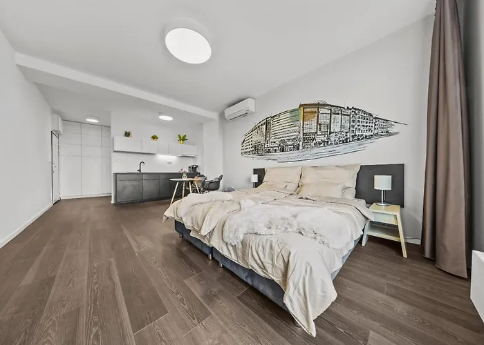 Modern City-center With Castle View